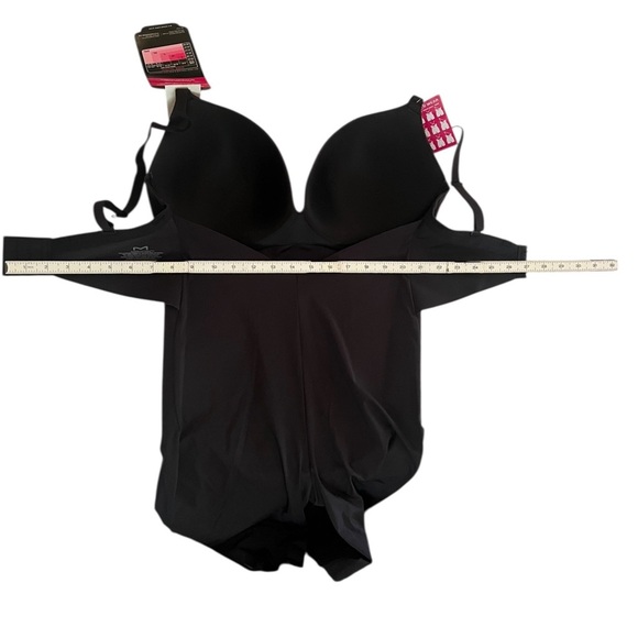 Maidenform Black Firm Control Bodysuit all in one cool comfort firm shapes XXL - Picture 7 of 16
